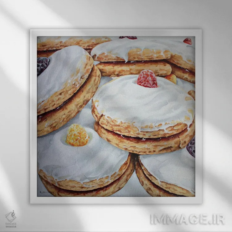 تابلو ساختمان امپایر اثر هانا کاچینیل - نمای قابدار سفید