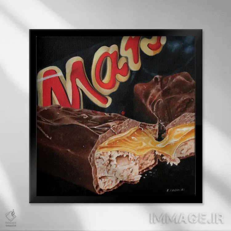 تابلو جدا شدن سخته اثر هانا کاچینیل - نمای قابدار مشکی