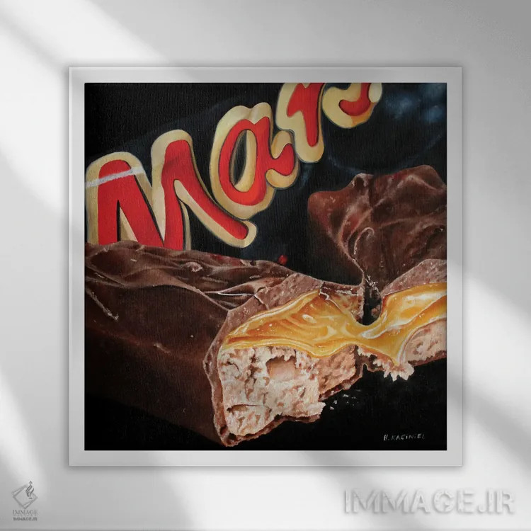 تابلو جدا شدن سخته اثر هانا کاچینیل - نمای قابدار سفید