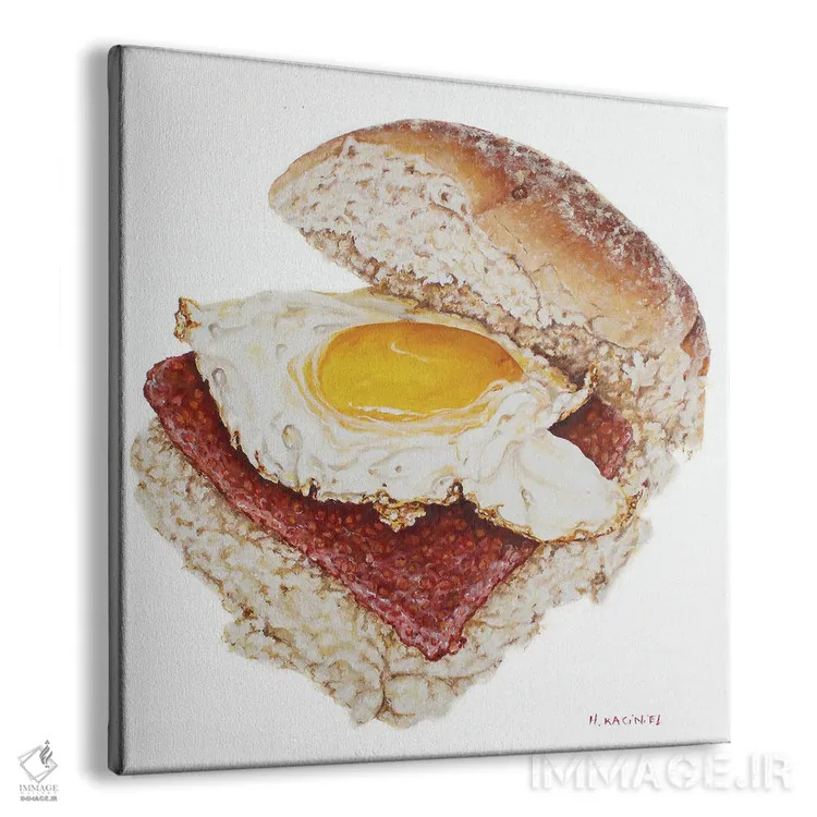 تابلو برشی از بهشت اثر هانا کاچینیل - نمای پرسپکتیو محصول