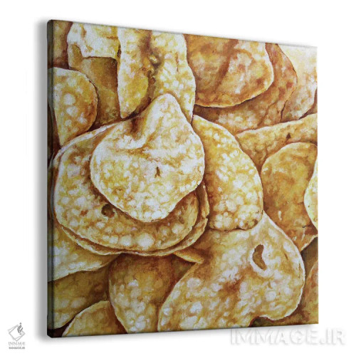 تابلو نخستین غذای انگشتی (غذای با دستخور) اثر هانا کاچینیل - نمای پرسپکتیو محصول