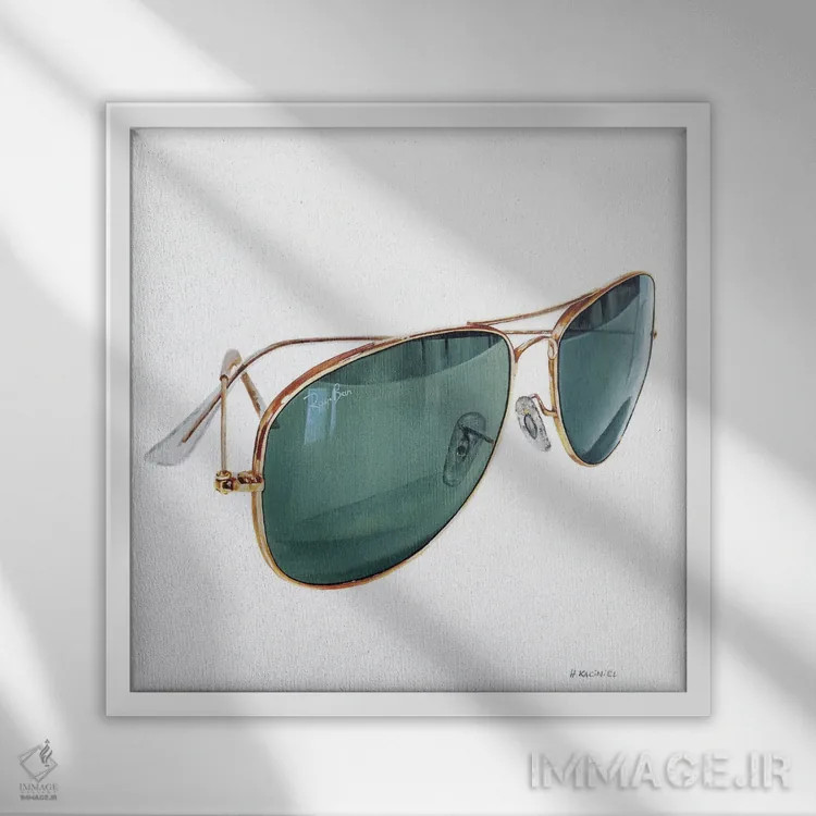 تابلو تاپگان (شخصیت، فیلم) اثر هانا کاچینیل - نمای قابدار سفید