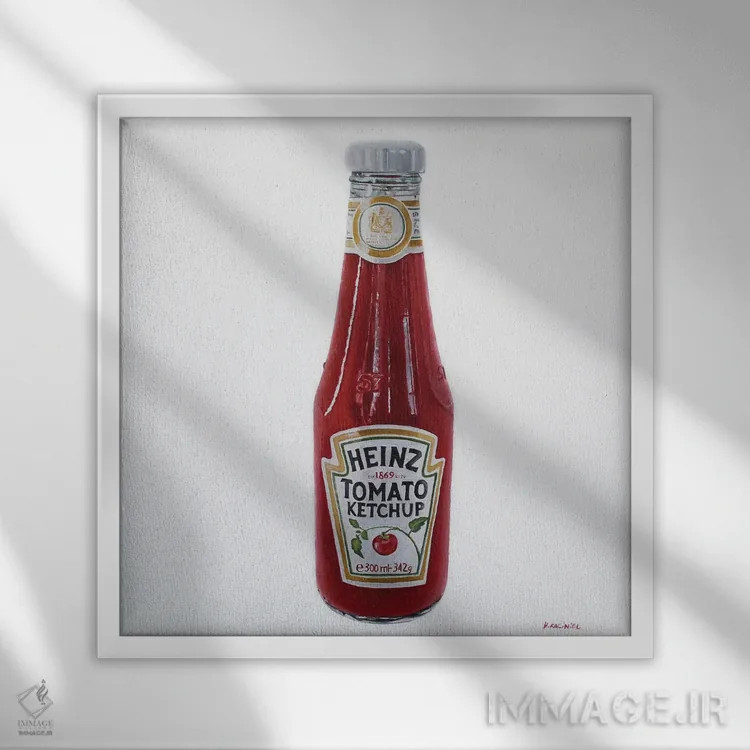 تابلو ضد جاذبه اثر هانا کاچینیل - نمای قابدار سفید