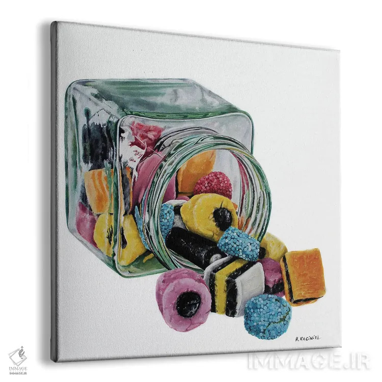 تابلو فرار بزرگ اثر هانا کاچینیل - نمای پرسپکتیو محصول