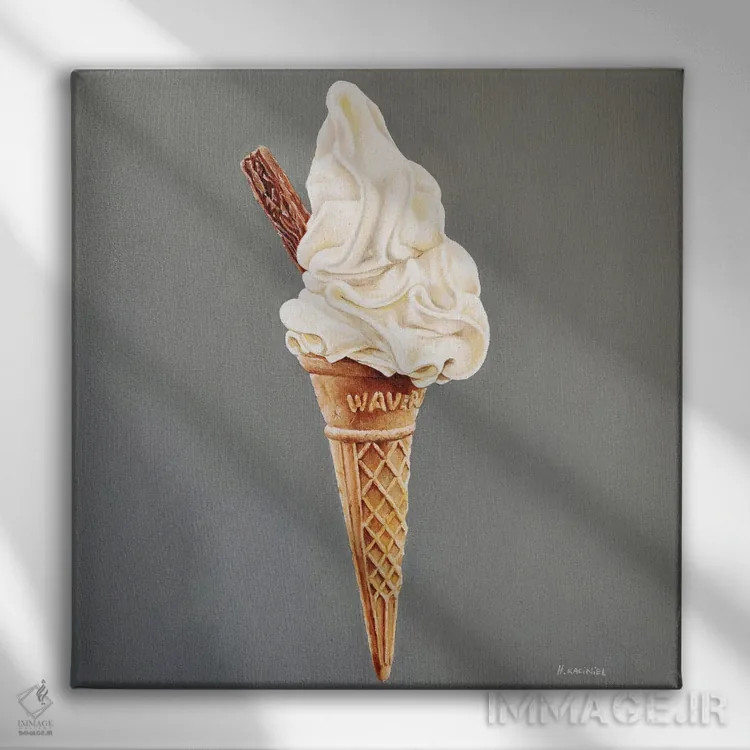 تابلو فلفل شیرین اثر هانا کاچینیل - نمای روبهرو روی دیوار