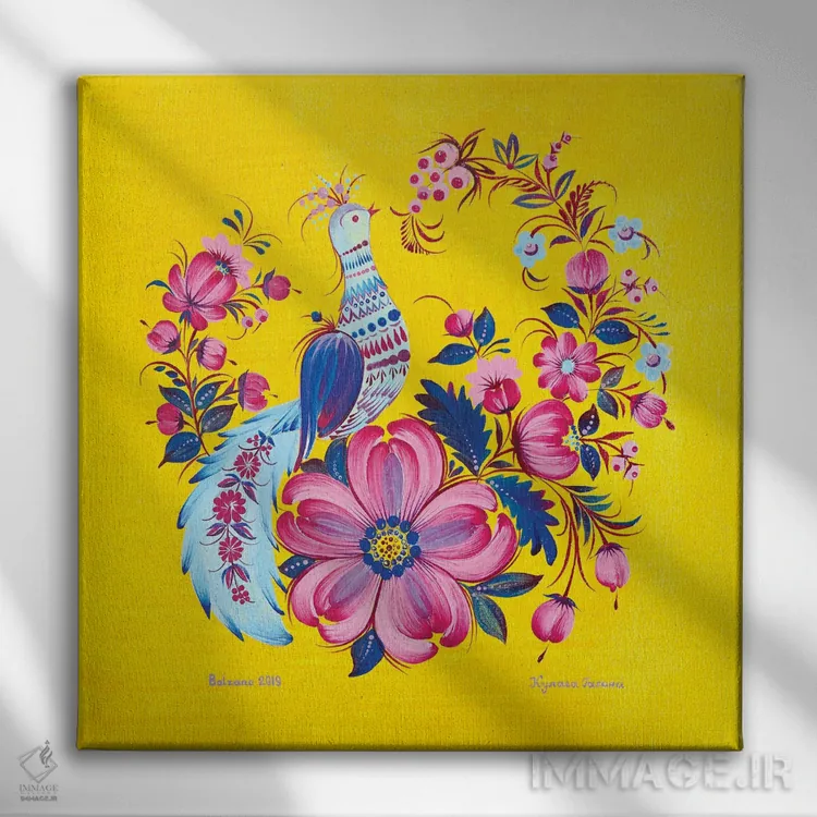 تابلو عشق پرشور اثر هالینا کولگا - نمای روبهرو روی دیوار