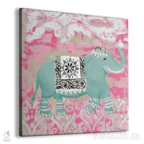 تابلو بازار صورتی (II) اثر حکیملپور-ریتر - نمای پرسپکتیو محصول