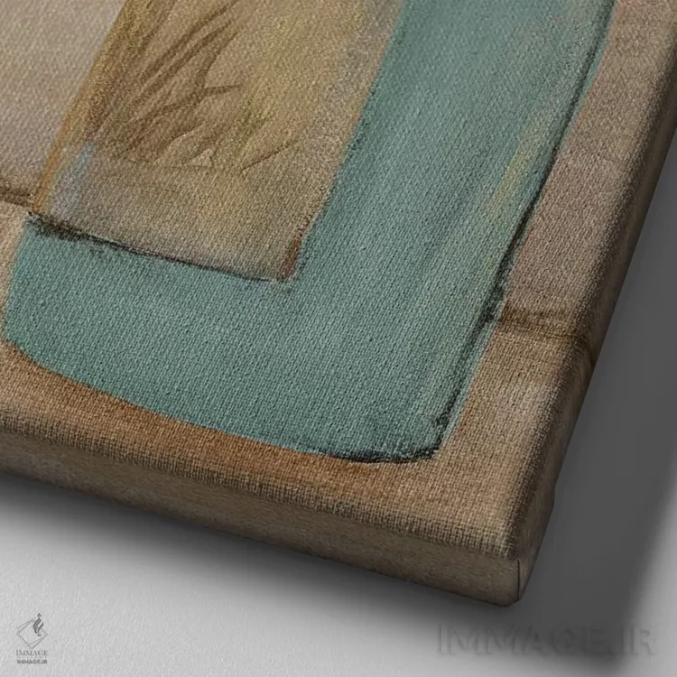 تابلو تسکین دادن اثر حکیملپور-ریتر - نمای نزدیک بافت بوم