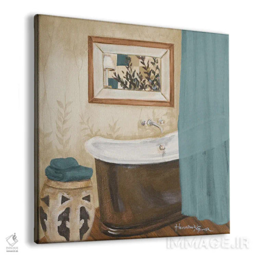تابلو حمام ذن آبی (II) اثر حکیملپور-ریتر - نمای پرسپکتیو محصول