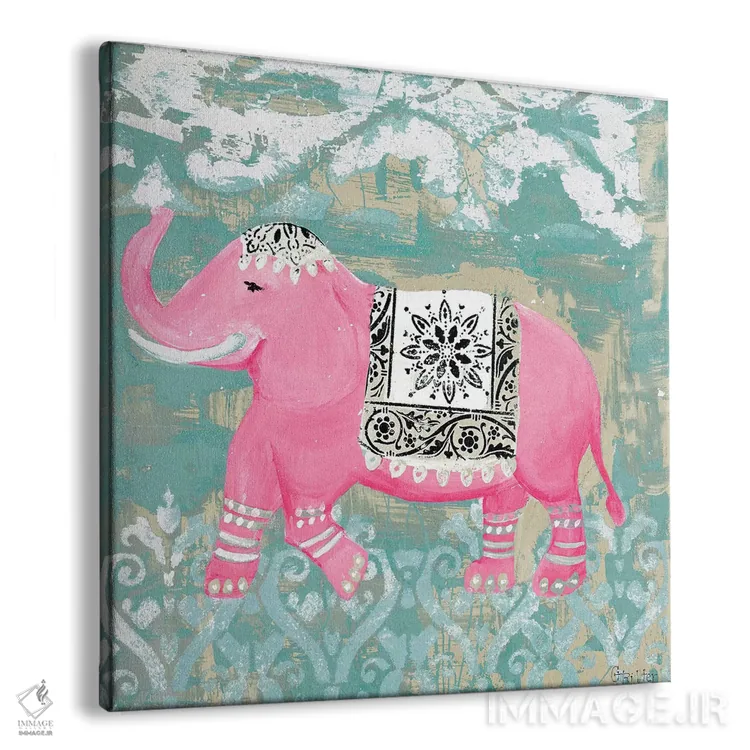 تابلو بازار صورتی (I) اثر حکیملپور-ریتر - نمای پرسپکتیو محصول