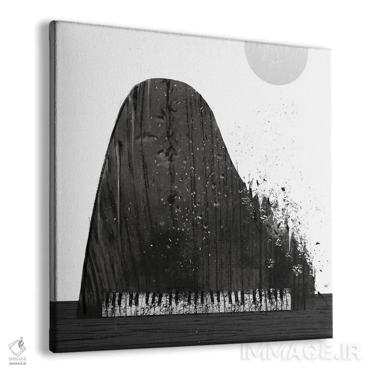 تابلو زغالسنگ (VII) پیانوی شکسته اثر هیرویوشی کوراوا - نمای پرسپکتیو محصول