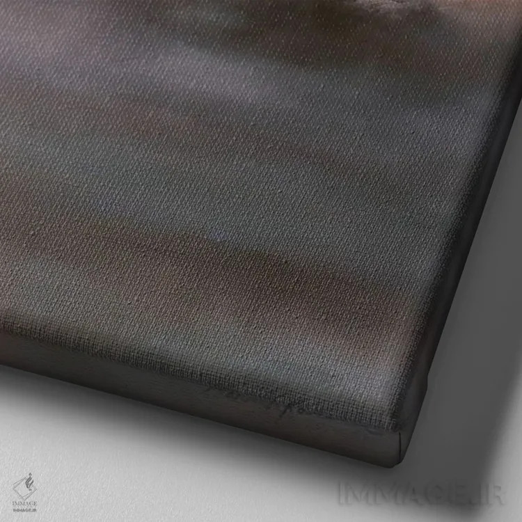 تابلو بررسی غروب اثر هانا کروین - نمای نزدیک بافت بوم