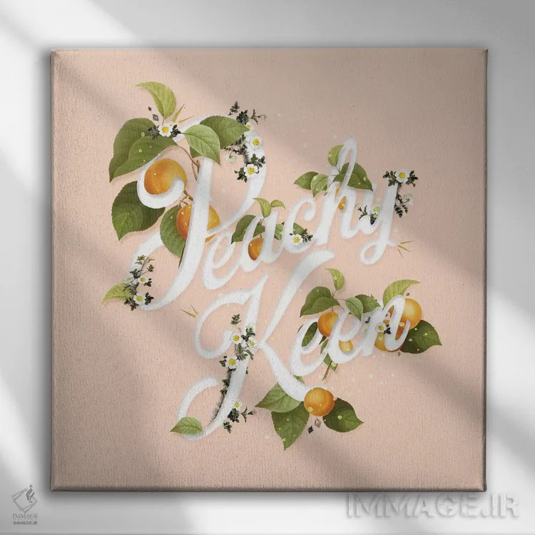 تابلو هلو خوشایند اثر هدر لندیس - نمای روبهرو روی دیوار