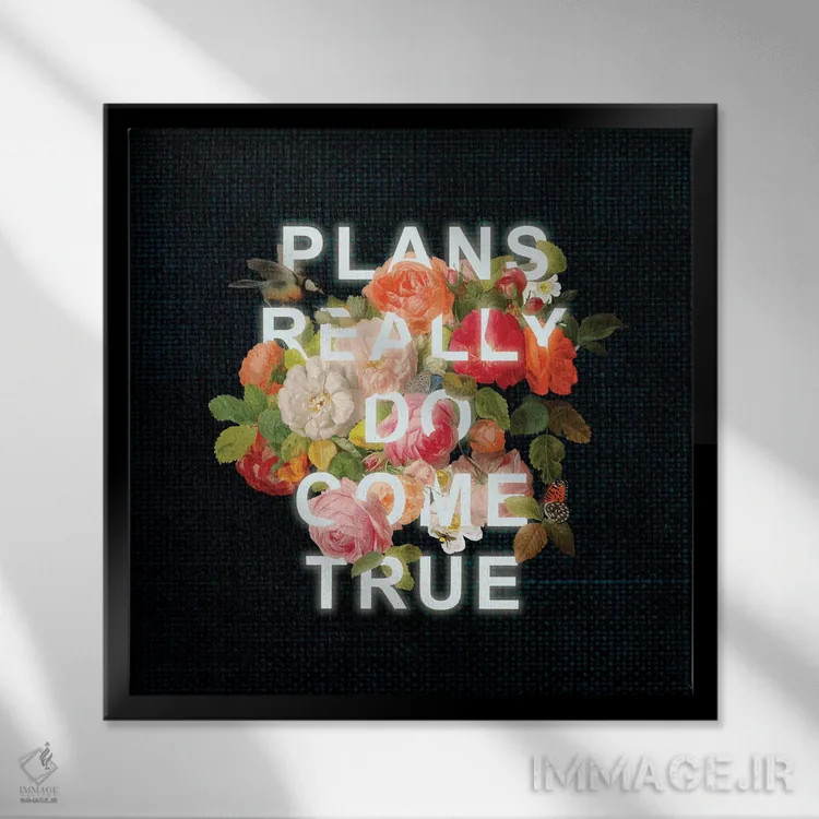 تابلو برنامهها اثر هدر لندیس - نمای قابدار مشکی