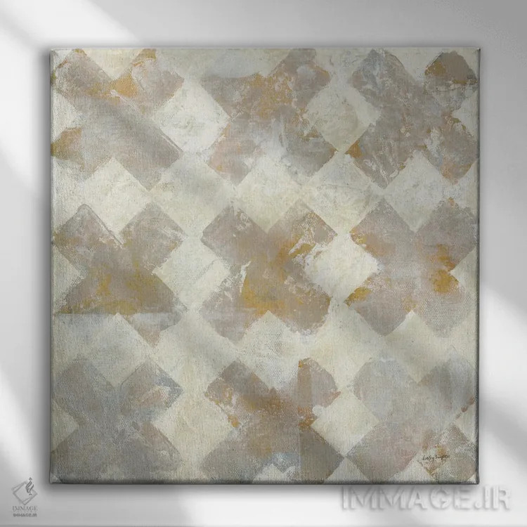 تابلو نُه بزرگ اثر هیلی نایتن - نمای روبهرو روی دیوار