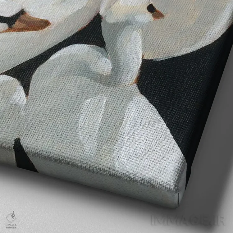 تابلو دسته (گروه) اثر هیلی نایتن - نمای نزدیک بافت بوم