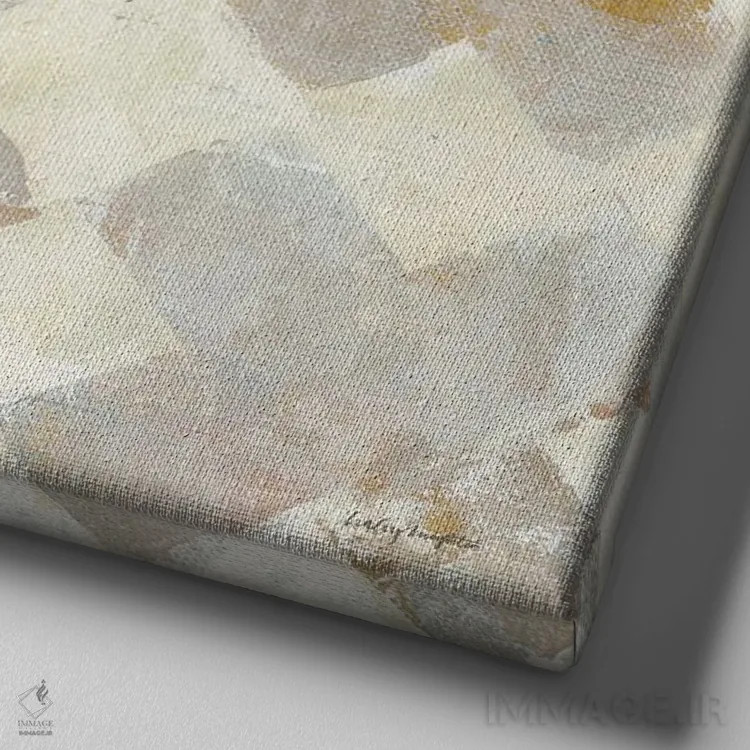 تابلو نُه بزرگ اثر هیلی نایتن - نمای نزدیک بافت بوم