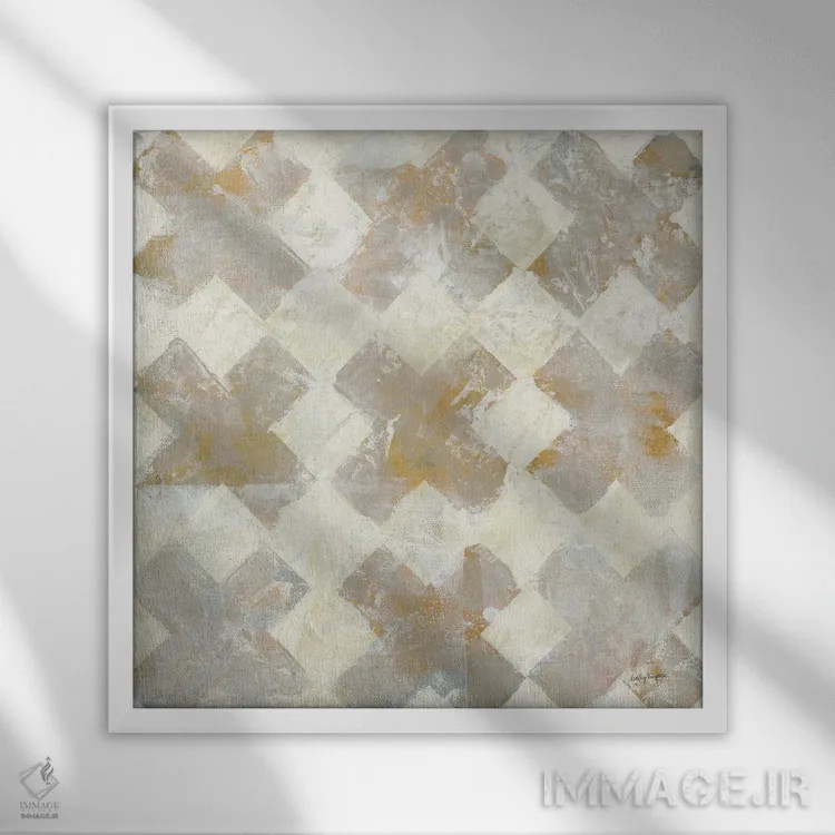 تابلو نُه بزرگ اثر هیلی نایتن - نمای قابدار سفید