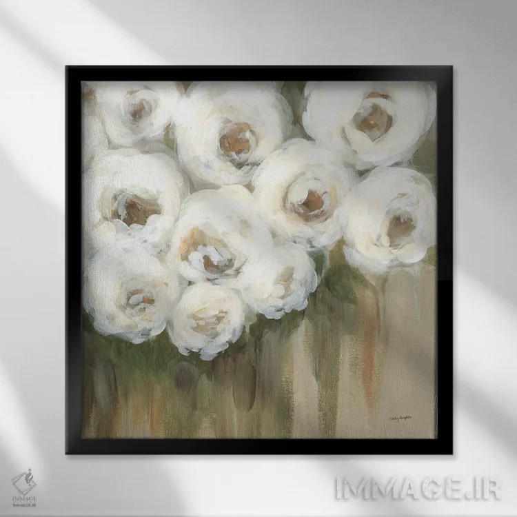 تابلو خانم آدل (نام خاص) اثر هیلی نایتن - نمای قابدار مشکی