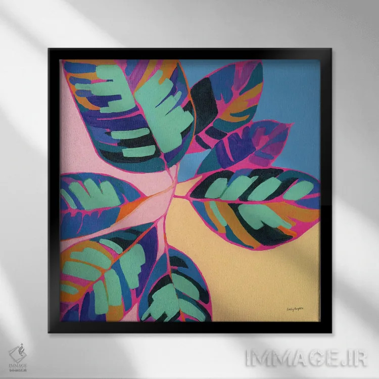 تابلو بانوی گیاهان (I) اثر هیلی نایتن - نمای قابدار مشکی