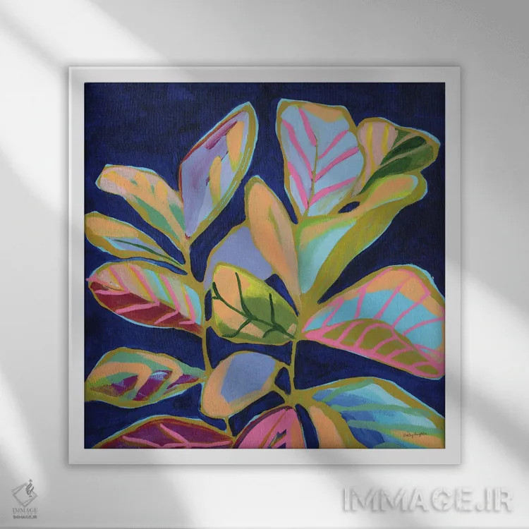 تابلو بانوی گیاهان (II) اثر هیلی نایتن - نمای قابدار سفید