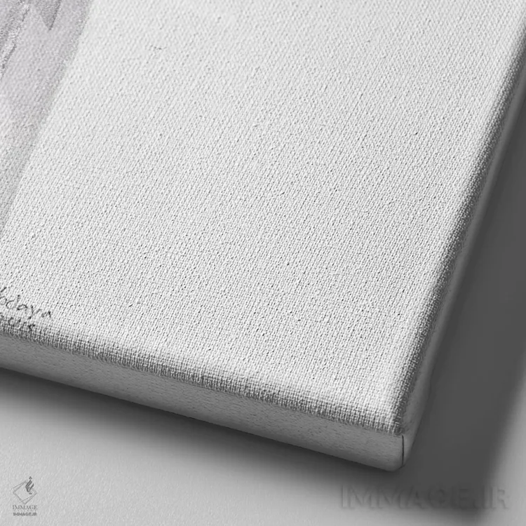 تابلو لوسیا اثر هارت آو لیلی (برند هنری) - نمای نزدیک بافت بوم