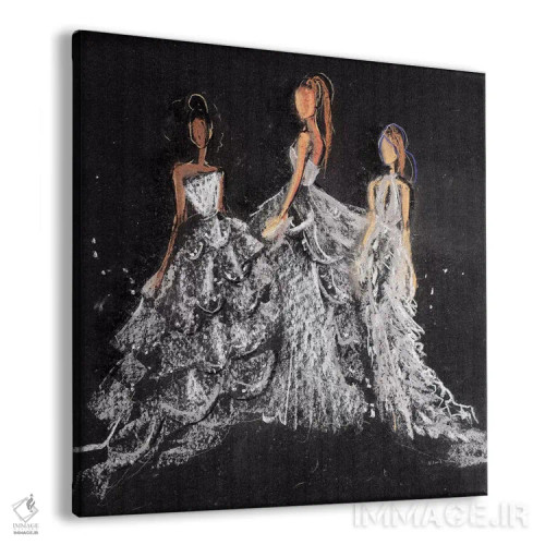 تابلو جشن نقرهای اثر هارت آو لیلی (برند هنری) - نمای پرسپکتیو محصول