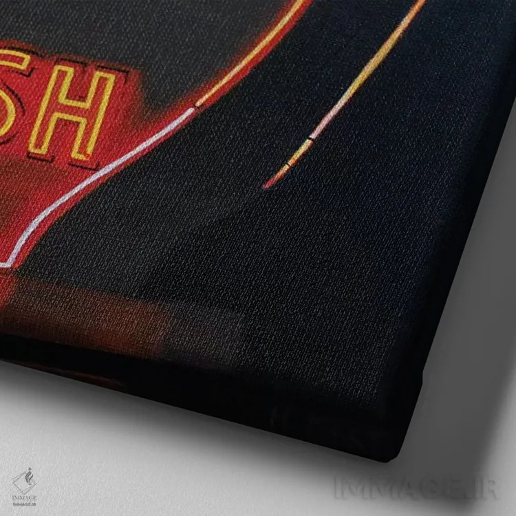 تابلو شستشوی فوقالعاده اثر هایدی مارتین - نمای نزدیک بافت بوم