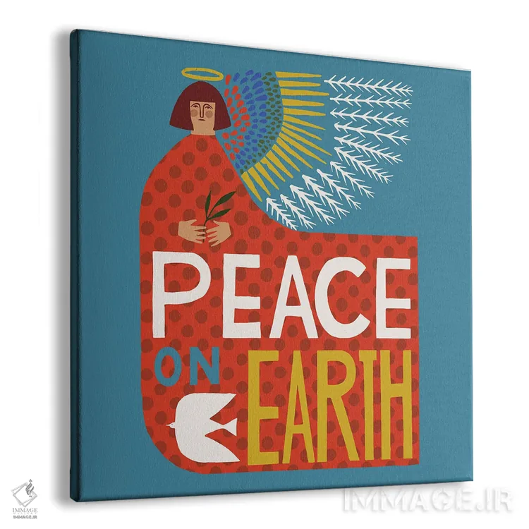 تابلو زمین صلح اثر هانا بایزنگ - نمای پرسپکتیو محصول