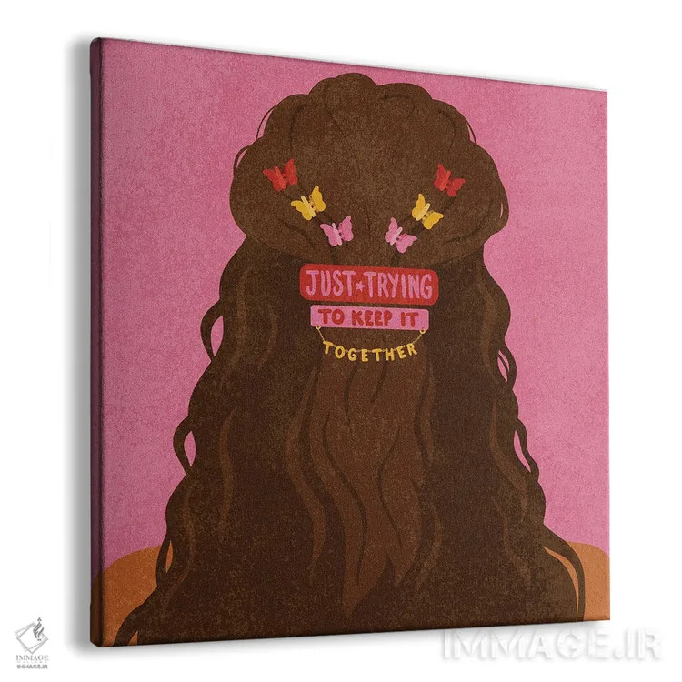 تابلو خودت را جمع و جور کن اثر هانا رَند - نمای پرسپکتیو محصول