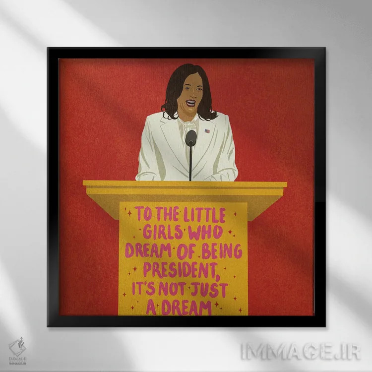 تابلو ویپی اثر هانا رَند - نمای قابدار مشکی