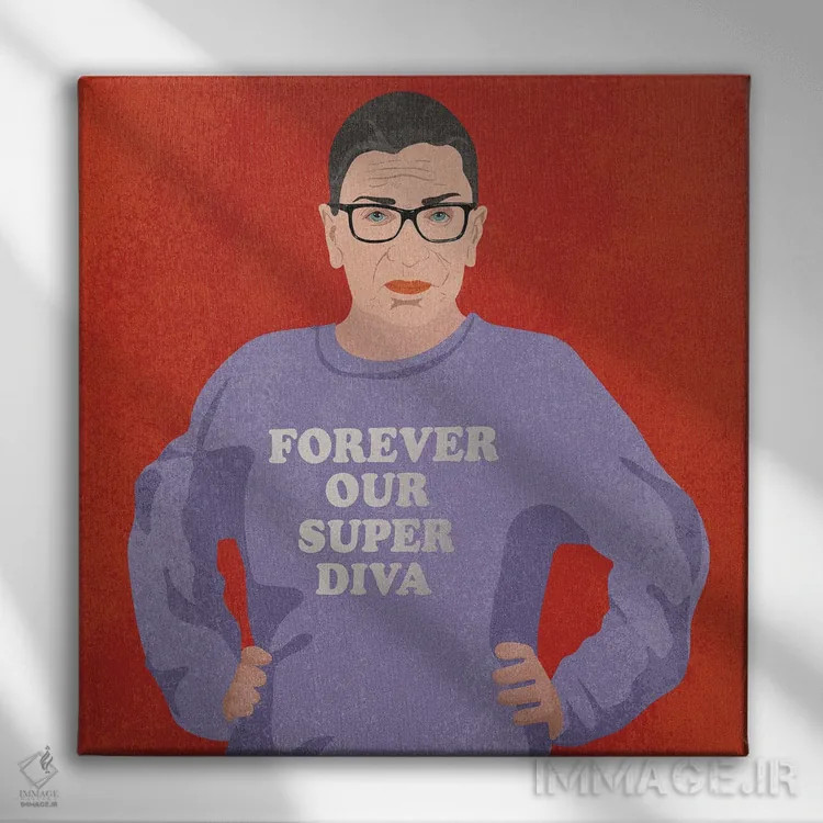 تابلو رنگهای RGB برای همیشه (قرمز، سبز، آبی) اثر هانا رَند - نمای روبهرو روی دیوار