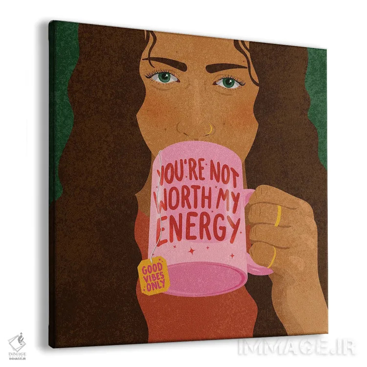 تابلو ارزش انرژی من را نداری اثر هانا رَند - نمای پرسپکتیو محصول