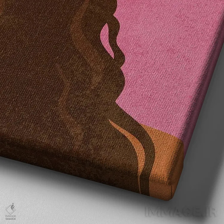 تابلو خودت را جمع و جور کن اثر هانا رَند - نمای نزدیک بافت بوم