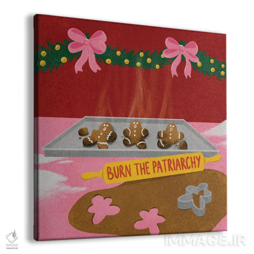 تابلو پدرسالاری را بسوزان اثر هانا رَند - نمای پرسپکتیو محصول