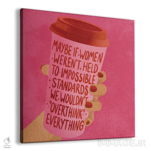 تابلو زیاد فکر کردن اثر هانا رَند - نمای پرسپکتیو محصول