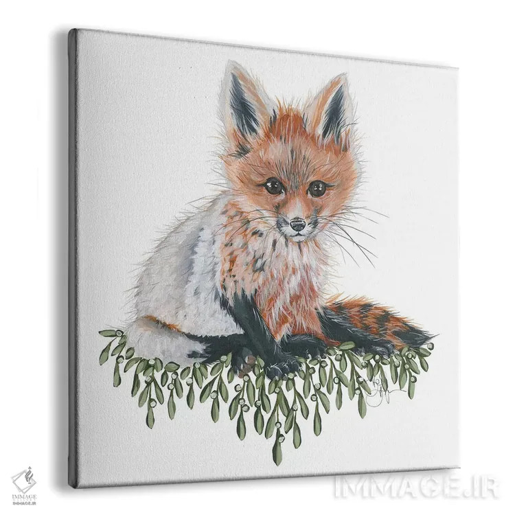 تابلو روباه کوچولو اثر هولیهکس آرت (استودیو هنری) - نمای پرسپکتیو محصول