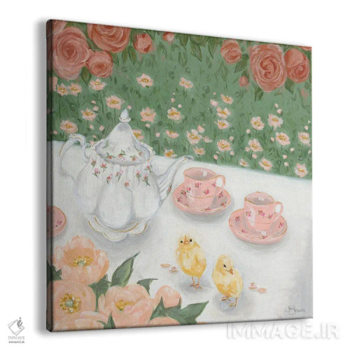 تابلو مهمانی چای اثر هولیهکس آرت (استودیو هنری) - نمای پرسپکتیو محصول