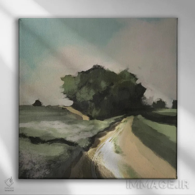 تابلو کوچه کورنوال اثر دن هابدی - نمای روبهرو روی دیوار