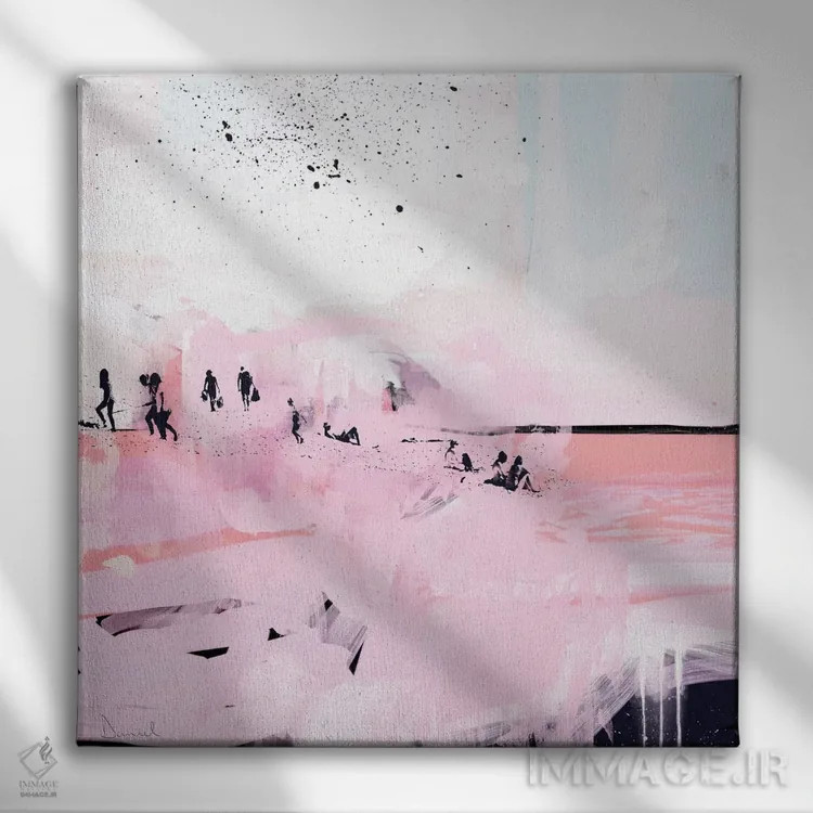 تابلو ساحل هلو اثر دن هابدی - نمای روبهرو روی دیوار