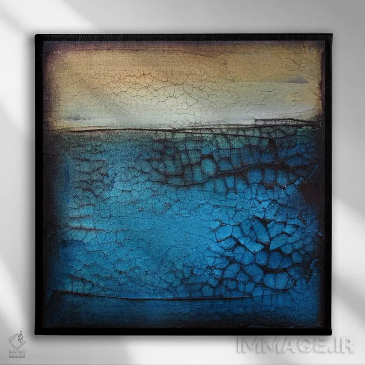 تابلو رفتن برای شنا اثر هدر آفرود - نمای روبهرو روی دیوار