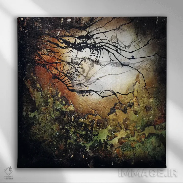 تابلو جای خوبی برای نشستن اثر هدر آفرود - نمای روبهرو روی دیوار