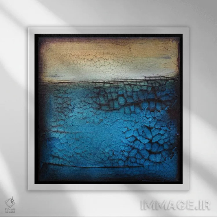 تابلو رفتن برای شنا اثر هدر آفرود - نمای قابدار سفید