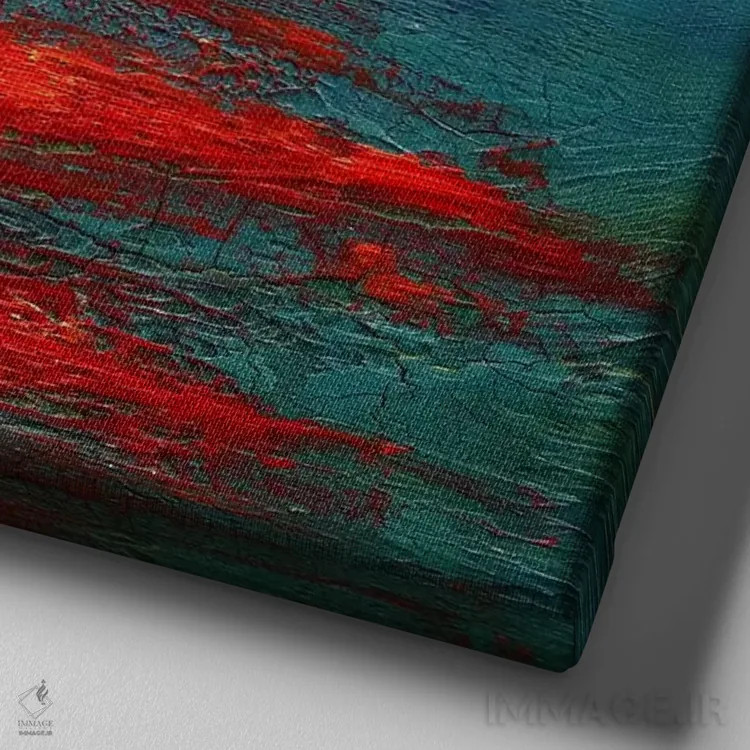 تابلو چندجملهایهای تقارنی (ریاضی) اثر هدر آفرود - نمای نزدیک بافت بوم