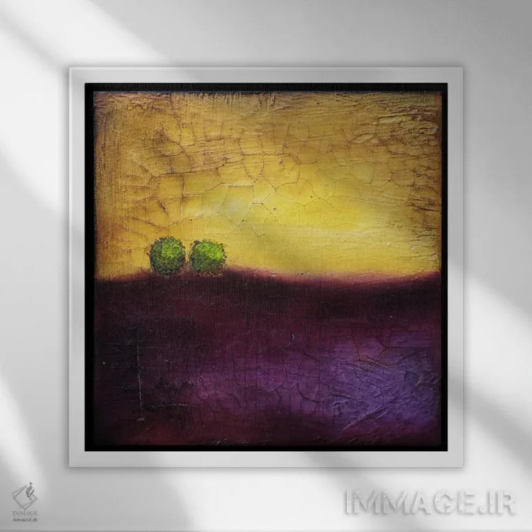 تابلو صلح اثر هدر آفرود - نمای قابدار سفید