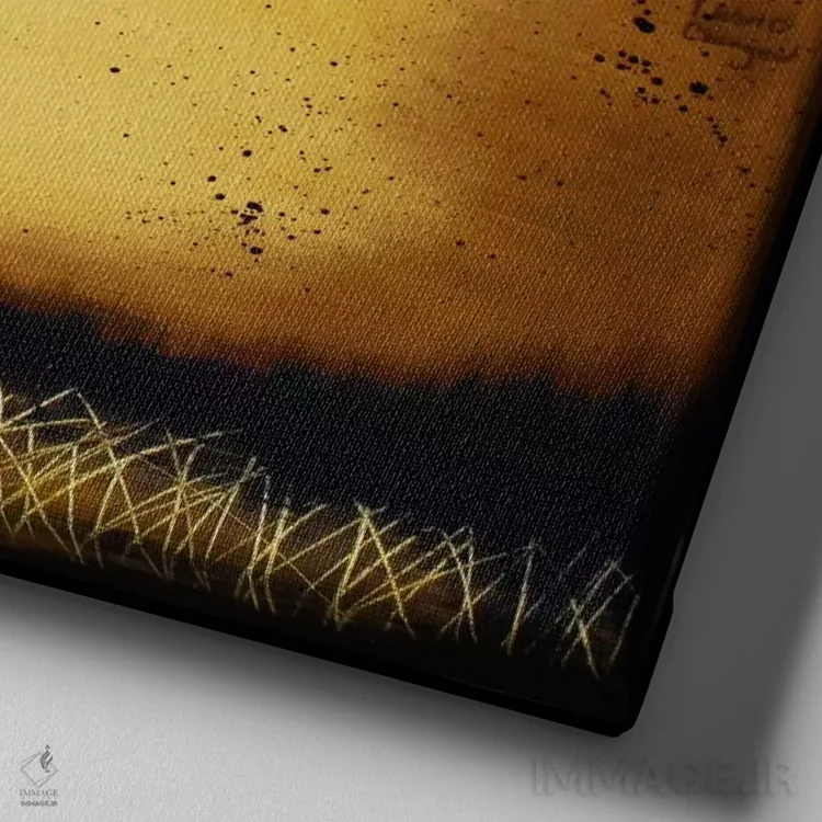 تابلو رویاباف اثر هدر آفرود - نمای نزدیک بافت بوم