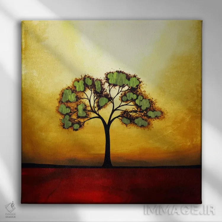 تابلو این رؤیا باقی میماند اثر هدر آفرود - نمای روبهرو روی دیوار