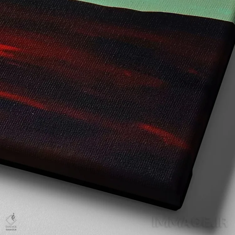 تابلو برای همیشه با هم شماره ۱ اثر هدر آفرود - نمای نزدیک بافت بوم