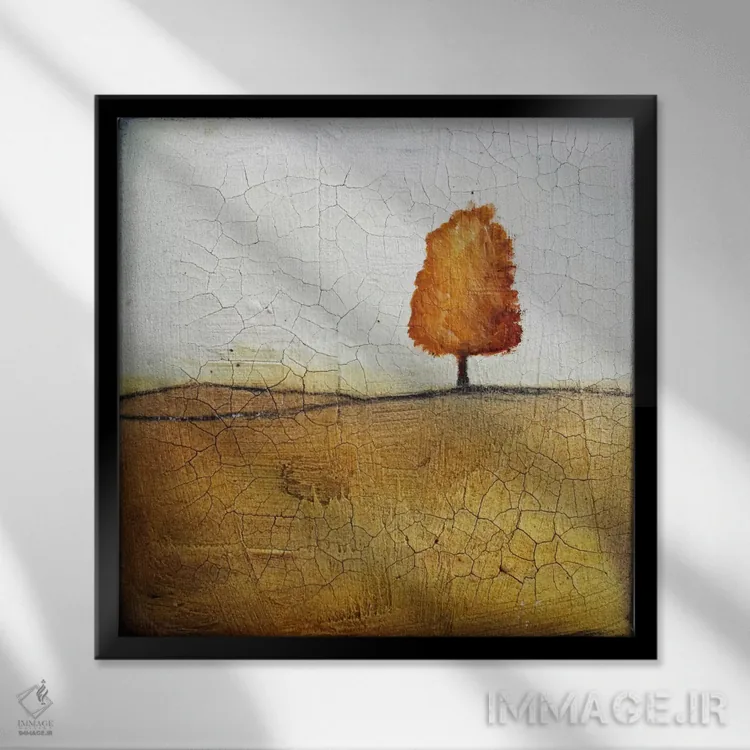 تابلو مورد علاقه من اثر هدر آفرود - نمای قابدار مشکی