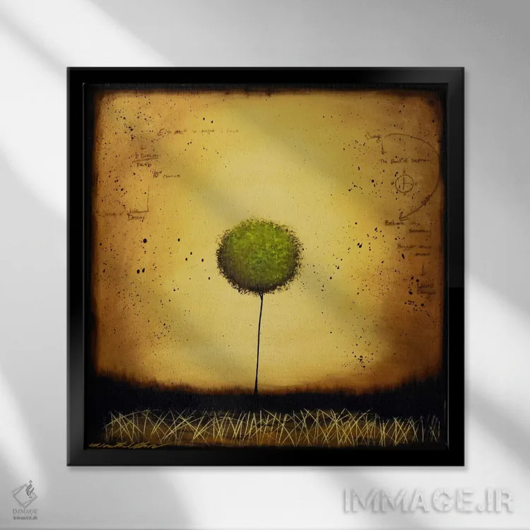 تابلو رویاباف اثر هدر آفرود - نمای قابدار مشکی